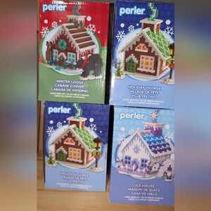 Perler Holiday Village NEW - 3 Styles - Bead Kit - Multicolor